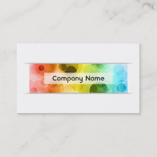 bokeh loyalty program card