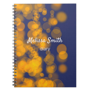 Bokeh Night Texture Notebook