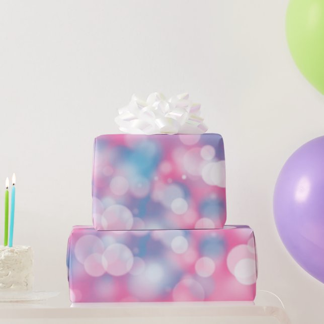 Bokeh Party Lights Wrapping Paper (Party Gifts)