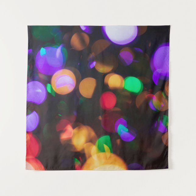 Bokeh photography tapestry (Front)