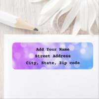 Bokeh Pink Purple Blue Ombre Sparkle Glittery Cool