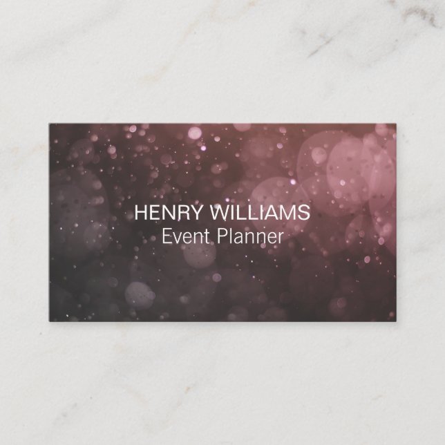 bokeh | Professional Business Card (Front)