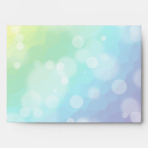 Bokeh Rainbow Pattern Envelopes