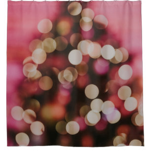 Bokeh Shower Curtain