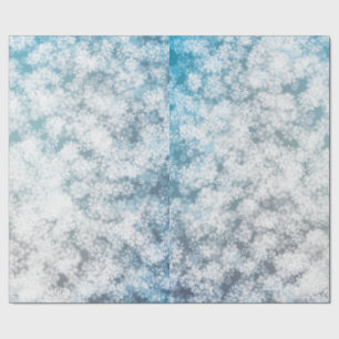 Bokeh Snowflake Glitter Sparkle Wrapping Paper