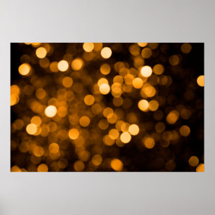 Bokeh texture lights bright colour poster