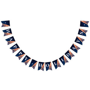 Bokeh Tree Lights, Christmas Bunting