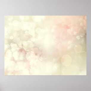 Bokeh white background texture poster