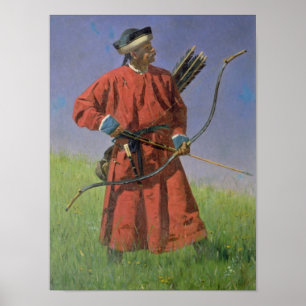 Bokharan Soldier , 1873 Poster