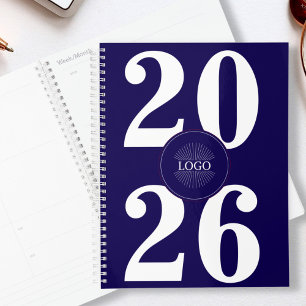 Bold 2026 Logo White Blue Planner