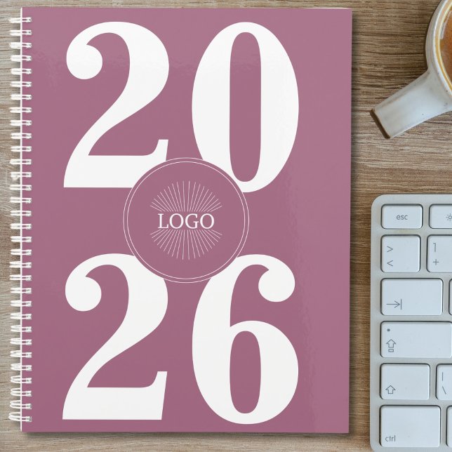 Bold 2026 Logo White Blush Pink Planner (Creator Uploaded)