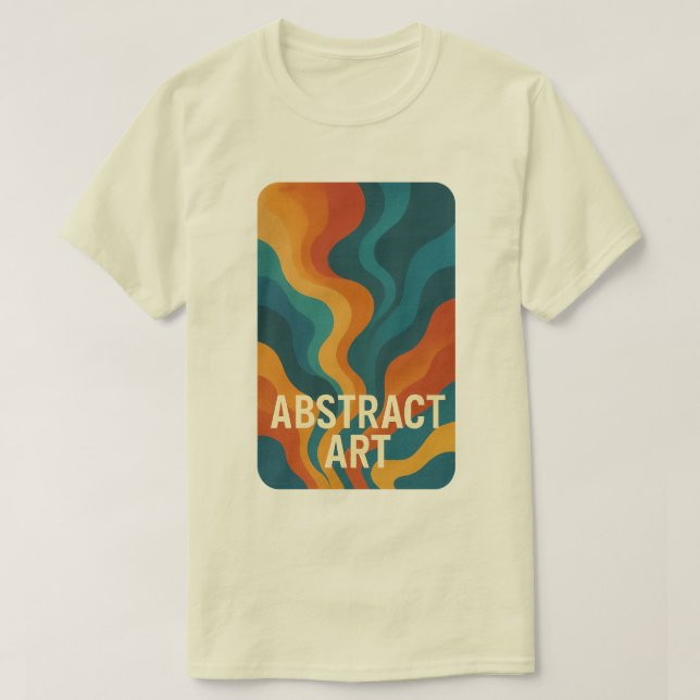Bold Abstract Energy – Digital Art  T-Shirt (Design Front)