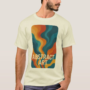 Bold Abstract Energy – Digital Art  T-Shirt