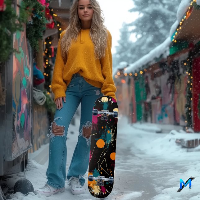 Bold Abstract Expressionism Skate Deck (Creator Uploaded)