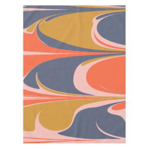 Bold Abstract Marble Graphic Design Painting Tablecloth