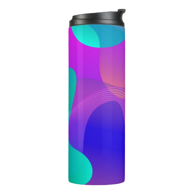 Bold Abstract Thermal Tumbler (Rotated Left)