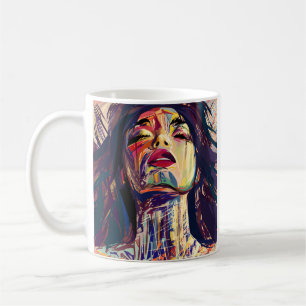 Bold Abstract Woman Coffee Mug