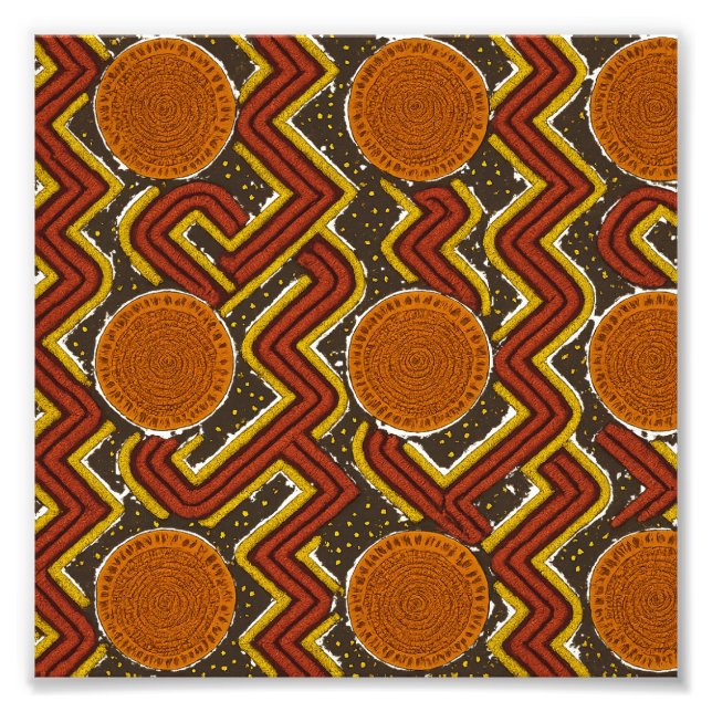 Bold African Print (Front)