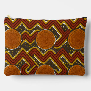 Bold African Print Accessory Pouch