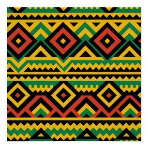Bold African Print Design