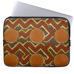 Bold African Print Laptop Sleeve