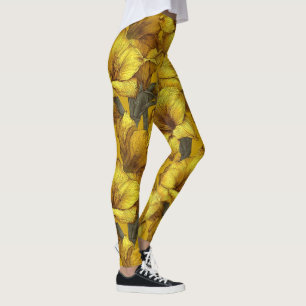 Bold Amaryllis Luxury Clothes Weightlifting Leggings