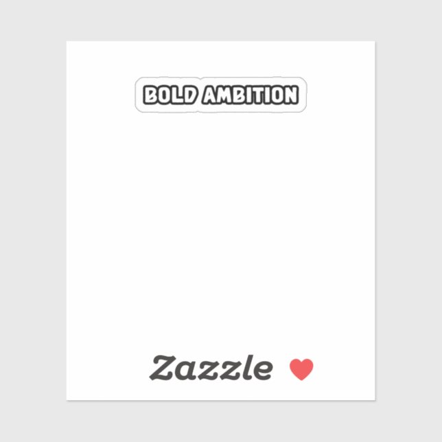 Bold Ambition Visionary Entrepreneurial Drive  (Sheet)