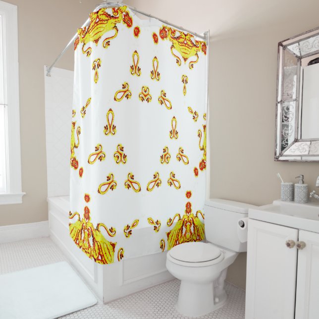 bold and beautiful  shower curtain (In Situ)