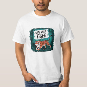 Bold and Beautiful Tiger Lover Graphics T-Shirt