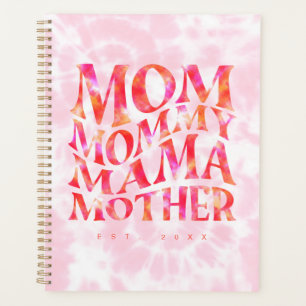 Bold and Bright: Groovy Mama Tie-Dye Custom Planner