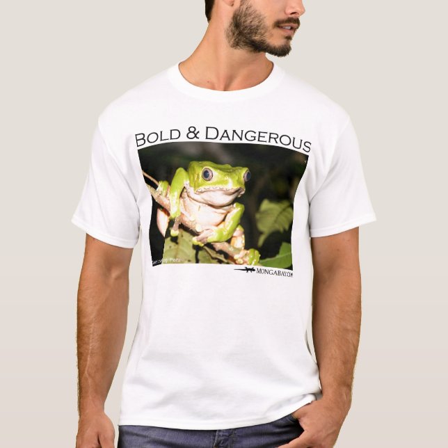 Bold and Dangerous - Monkey frog T-Shirt (Front)