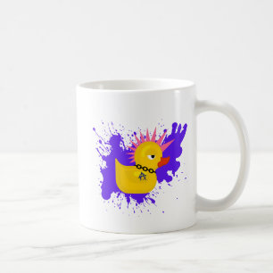 Bold and eccentric pop-art design coffee mug
