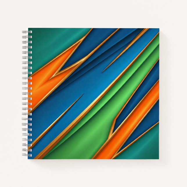 Bold and Energetic  Notebook (Front)
