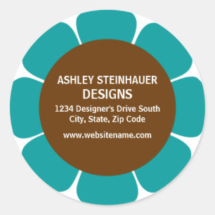 Bold and Fun Floral Labels