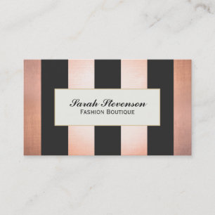 Bold and Glamourous Fashion Boutique Designer Business Card