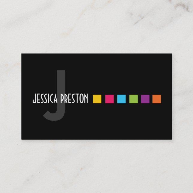 Bold and Hip Business Card (Front)