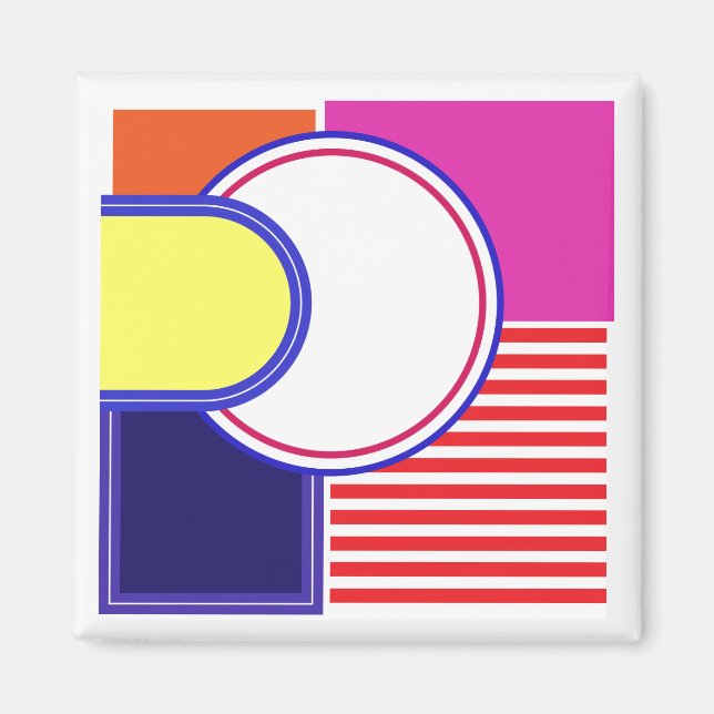 Bold and loud colours. magnet (Front)