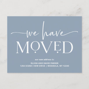 Bold and Modern Moving Announcement Postcard