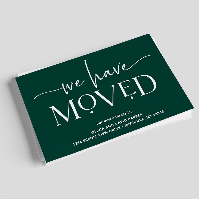 Bold and Modern | Moving Announcement Postcard (Creator Uploaded)