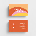 Bold and Retro Business Cards<br><div class="desc">A fun and colourful retro inspired design on a business that's perfect for any type of business.</div>
