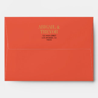Bold and Retro Envelope