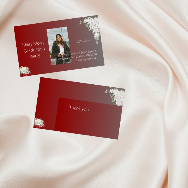 Bold and Sophisticated Design Graduation  Enclosure Card (Creator Uploaded)