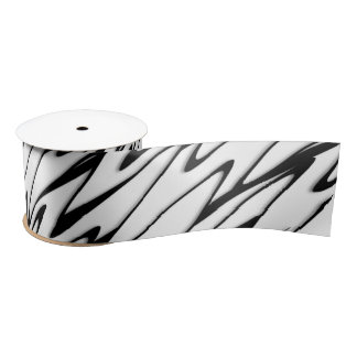 Bold and Sophisticated Modern Abstract Satin Ribbon