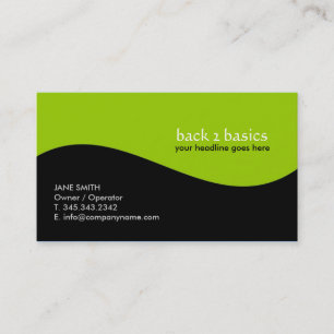 Bold and Vibrant Business card