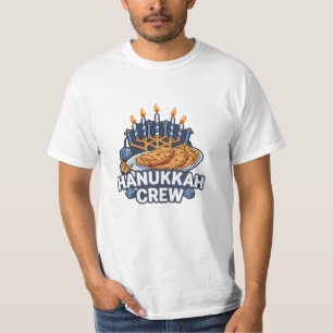 Bold and Whimsical Hanukkah Lover Artwork T-Shirt