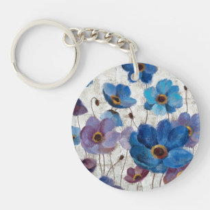 Bold Anemones Key Ring