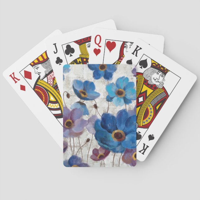 Bold Anemones Playing Cards (Back)