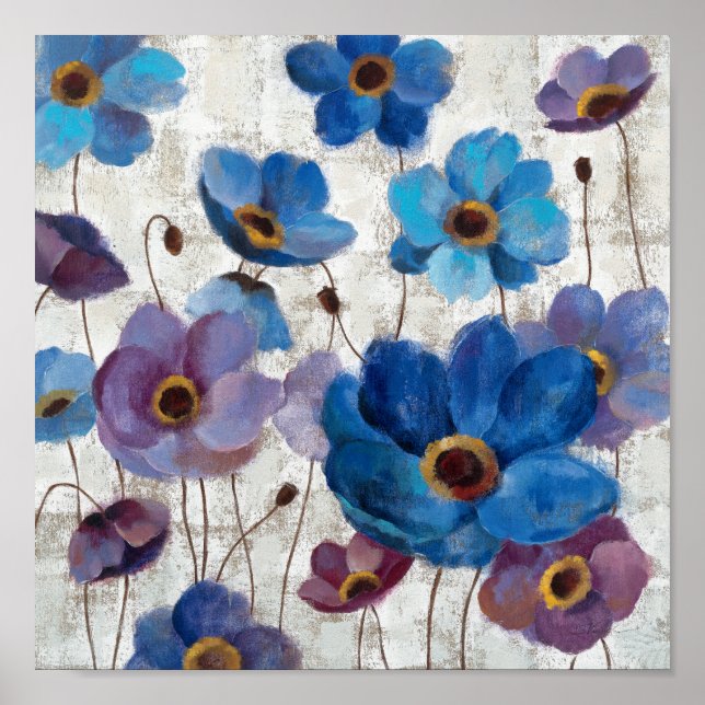 Bold Anemones Poster (Front)
