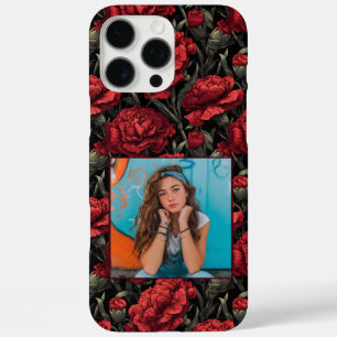 Bold Anniversary Gift Carnation Floral Custom iPhone 16 Pro Max Case
