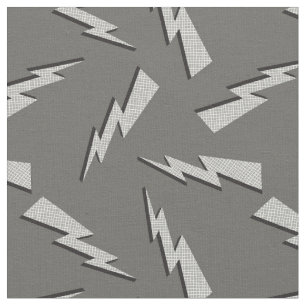 bold arrows modern geometric bolt neutral grey  fabric